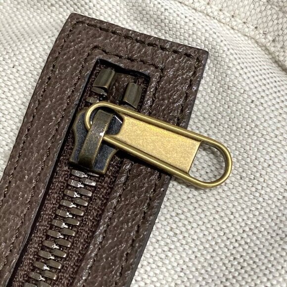 100% Auth GUCCI Ophidia GG Small Messenger Bag 547926 Gray Beige DarkBrownMulti - Picture 10 of 14